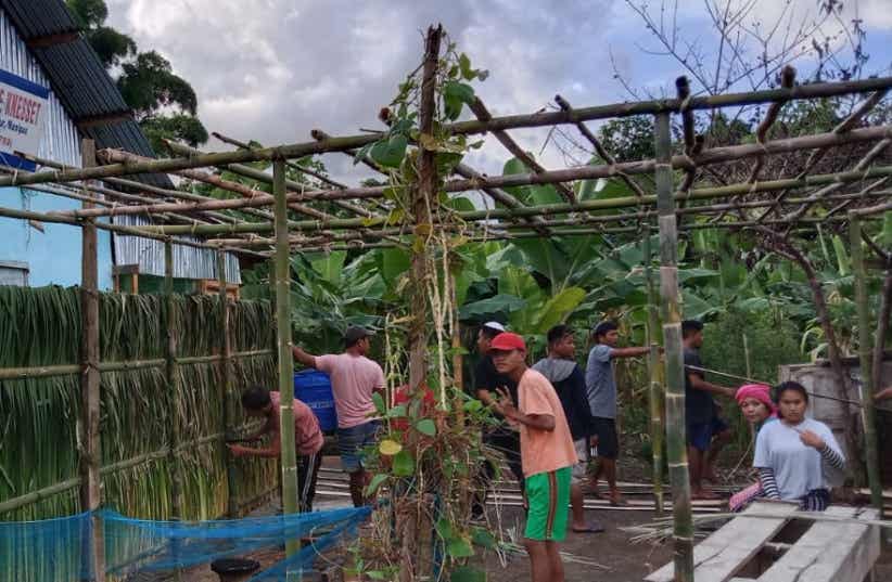 India's Bnei Menashe celebrate Sukkot (photo credit: Courtesy)