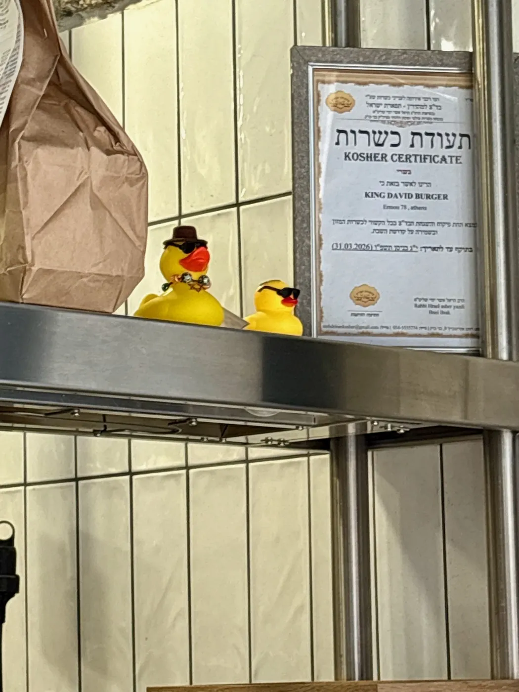 Cool Kosher Ducks in Athens — Athens, Greece